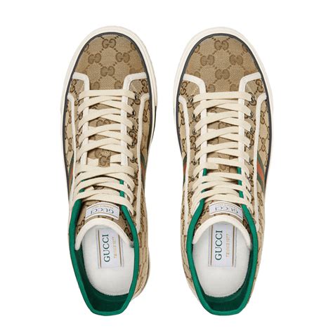 scarpe gucci tennis perline|farfetch gucci tennis shoes.